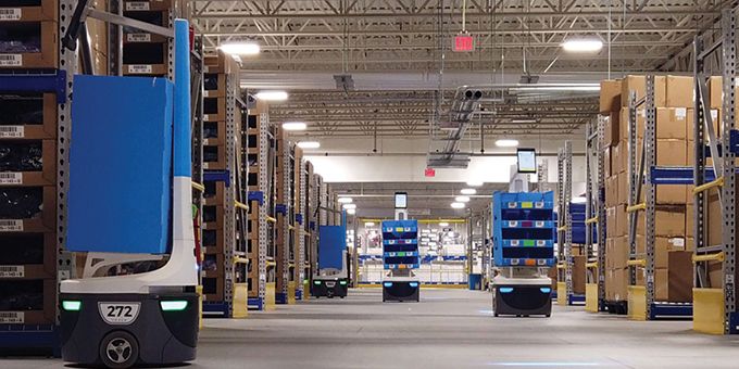 3PL's New Rack Supported Work Platforms Optimized for Autonomous Mobile Robots (AMRs)